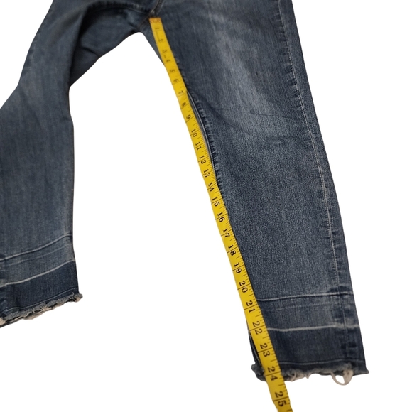 Loft Raw Hem Petite Skinny Crop Jeans 10 - Picture 8 of 10